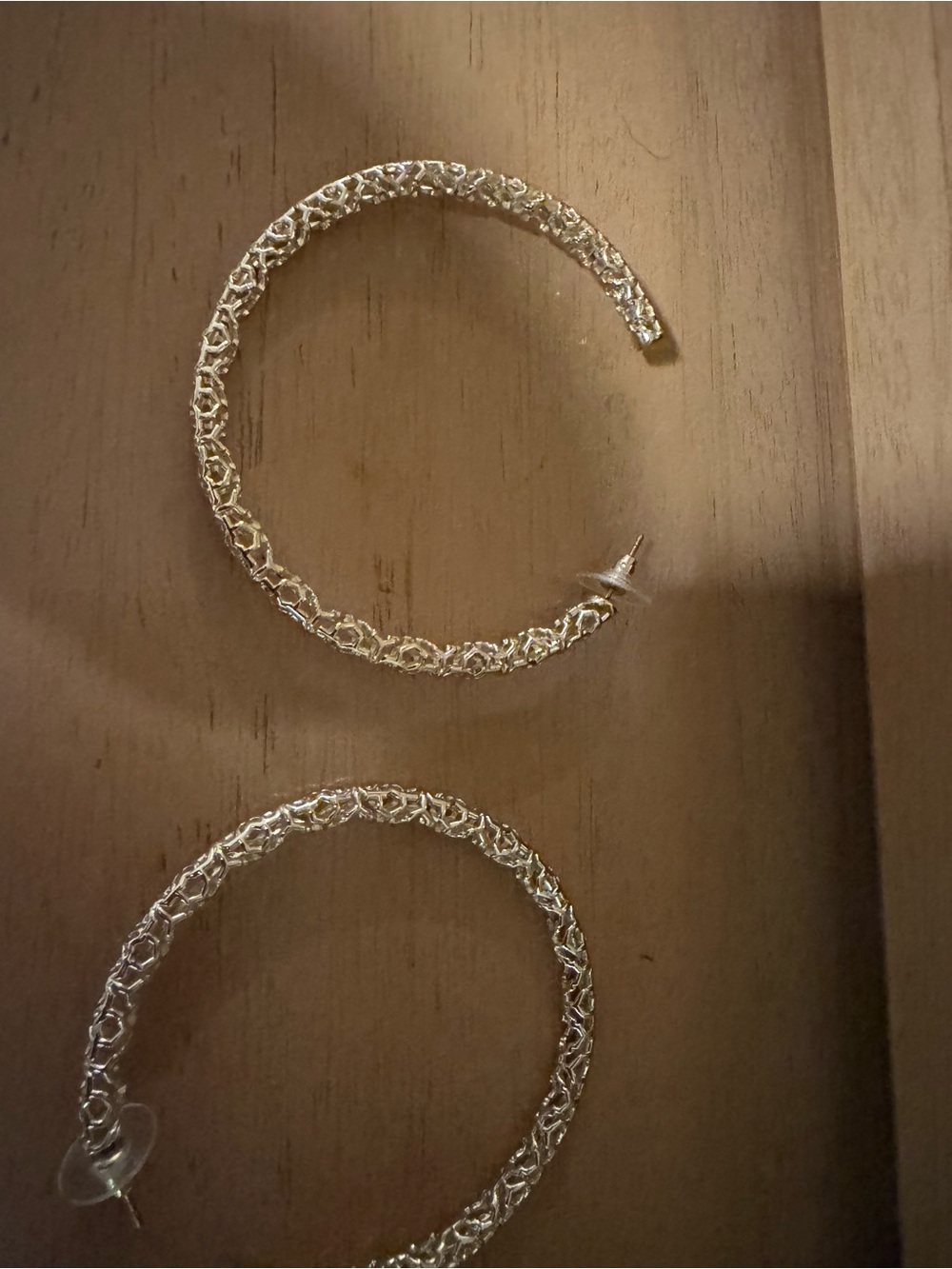 Kendra Scott Silver Filigree Hoop Earrings